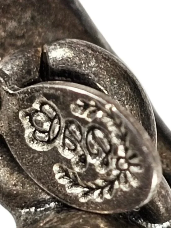 Premier Designs Silver Tone Open Circle Pendant Necklace Multi Strand Black Cord - Picture 8 of 8